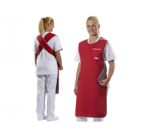 Mandil de protección radiológica ajustable con velcro