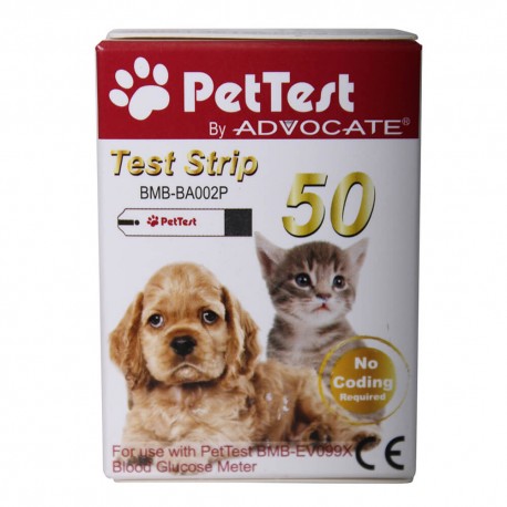 Tiras para glucometro Pet-Test 50ud