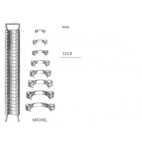 AGRAFES MICHEL 12mm (100Uds.)