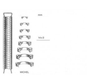 AGRAFES MICHEL 14mm (100Uds.)