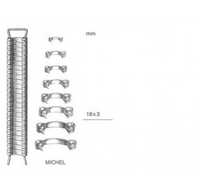 AGRAFES MICHEL 18mm (100Uds.)