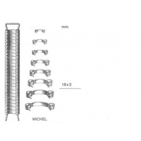 AGRAFES MICHEL 18mm (100Uds.)