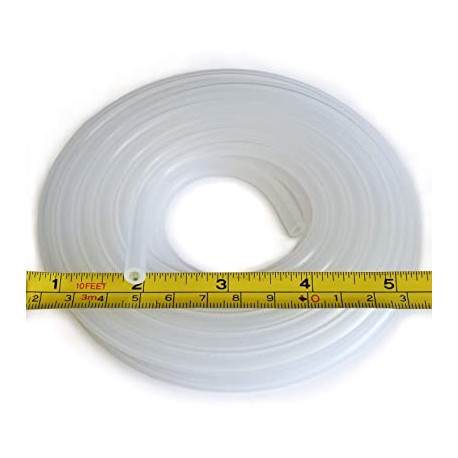Tubo de Silicona Pura Ø6mm x 10mm (Metro)