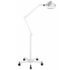 Lámpara Lupa Led 5 Dioptrias con Soporte Rodable