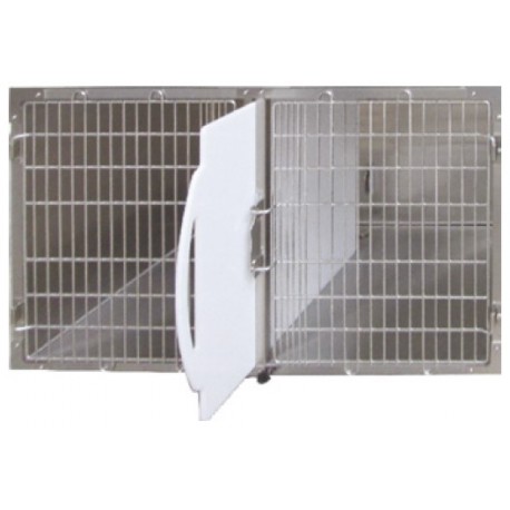 Jaula 2 Puertas 1210x750x720mm con Separador