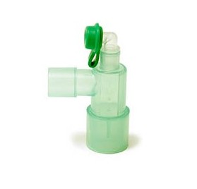 Conector Codo 22M/15F-15M con Puerto Luer