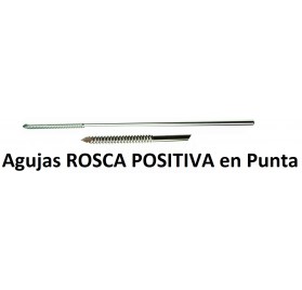 Agujas ROSCA POSITIVA en Punta