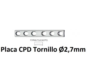 Placas CPD Tornillo Ø2,7mm...