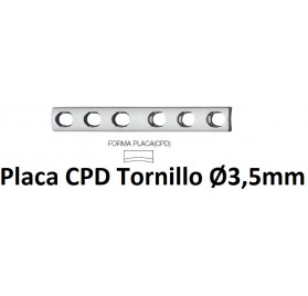 Placas CPD Tornillo Ø3,5mm...