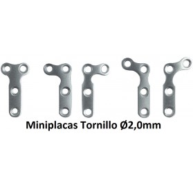 Miniplacas Tornillo Ø2,0mm