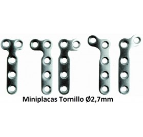 Miniplacas Tornillo Ø2,7mm