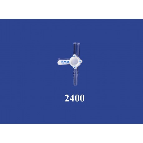 Adaptador de Sonda Torácica con Llave de Paso