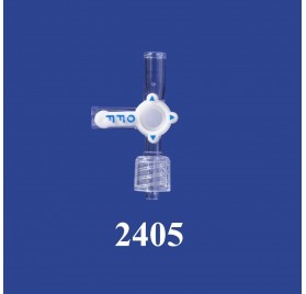 Adaptador de Sonda Torácica con Llave de Paso