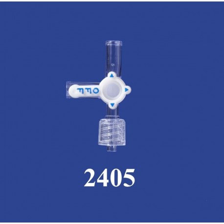 Adaptador de Sonda Torácica con Llave de Paso