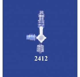 Adaptador de Sonda Torácica con Llave de Paso