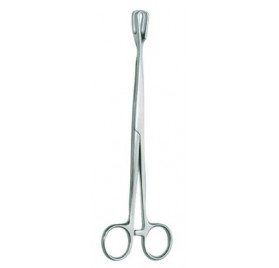 Pinza de Útero Recta 20cm 2x2