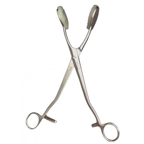 Pinza Útero 23cm Recta