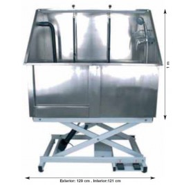Bañera Eléctrica de Acero Inoxidable, con Puerta de Acceso.