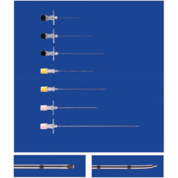 Aguja Tuohy 18G(Ø1,2mm) x 15cm