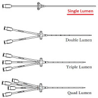 Single Lumen con Línea de Extensión Integrada